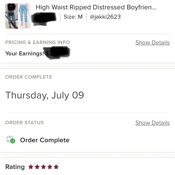 Blue High Waist Distressed Ripped Cuffed Boyfriend Jeans Denim Pants - Picture 3 of 16